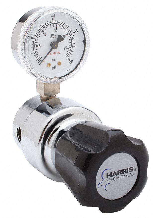 Glycerin stainless steel axial pressure gauge D40 0/2.5bar G1/8
