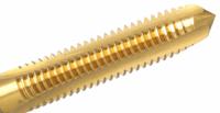 CLEVELAND Straight Flute Hand Tap: 1/4"-28 UNF, H3 / 2B, 3 Flute, Plug Chamfer (MPN C83862)