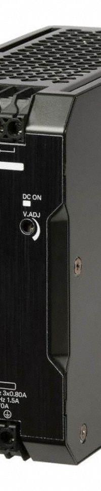 OMRON Switching Power Supply: DIN Rail, 240 W Output Power - Rated, 10 A Current - Output (MPN S8VK-T24024). Key specifications — attr1044898: Three; attr1044879: 450 to 600V DC; attr211400: OMRON.