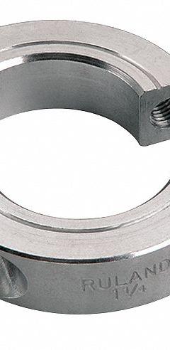 RULAND MANUFACTURING Shaft Collar: 2-Piece, Metric, Round, Clamp-On, 12 mm Bore Dia, 11 mm Collar Wd (MPN MSP-12-A). Key specifications — attr671628: RULAND MANUFACTURING.