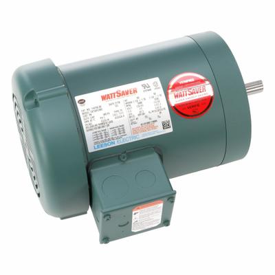 LEESON General Purpose: C-Face Mount, Totally Enclosed Fan Cooled, 1 1/2 hp, 230/460V AC - C-Face 3-Phase General Purpose AC Motors