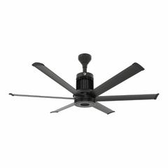 BIG ASS FANS Ceiling Fan: 9,676 cfm Airflow, 60 in Blade Dia, 7 Speeds, 100 to 277V AC, Single Phase (MPN MKI61051806A728I24S2). Key specifications — Voltage: 100 to 277V AC; Light Kit: Yes; Series: I6; Number of Speeds: 7; Phase: Single; Current: 2 mA; Brand: BIG ASS FANS.