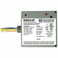 RIB Enclosed Pre-Wired Relay: 20 A Rating, 480V AC, 3PST-NO, 0.50 in NPT (MPN RIB043P). Key specifications — Nipple Size: 0.50 in NPT; Brand: RIB.