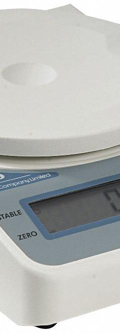 A&D WEIGHING Shipping Scale: 4.4 lb Wt Capacity - Imperial, 5 1/8 in Weighing Surface Dp, g, 1 g (MPN HL-2000I). Key specifications — attr1359868: A&D WEIGHING; attr1359871: 1 g; attr1359893: ABS Plastic.