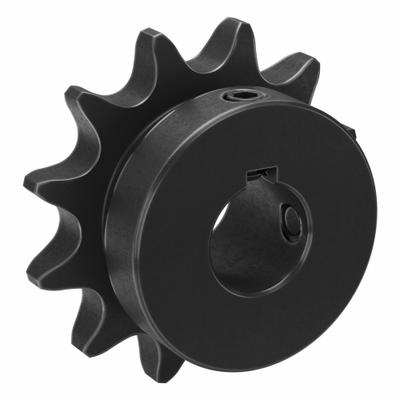 TSUBAKI Single Strand Sprocket: 40, For 1/2 in Chain Pitch, 5/8 in Bore Dia, 12 Teeth - Size 40 Fixed-Bore Roller Chain Sprockets