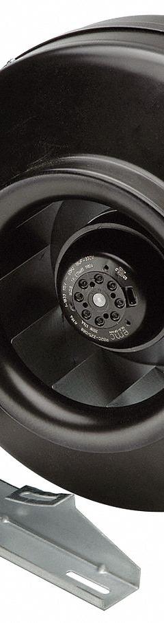 In-Line Duct Fan: 153 cfm Max., 4 in Duct, 84 W, 115V AC, 1 Ph, IP44, Galvanized Steel (MPN DBF-100XC). Key specifications — Includes: Mounting Bracket; Brand: SOLER & PALAU; Speed Controllable: Yes; High-Efficiency Motor: No; Nameplate Voltage: 115V AC; Number of Speeds: 1; Airflow @ 0.000 in SP - Range: 0 to 249 cfm; High-Efficiency Motor_Broad: Standard-Efficiency Motor.