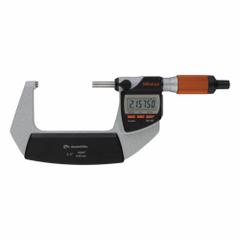 MITUTOYO Calibrated Micrometer: 2 in to 3 in /152.4 mm to 177.8 mm, Inch/Metric, IP65 (MPN 293-182-40CAL). Key specifications — attr1182744: 0.00005 in/0.001 mm; attr1182751: Certificate of Inspection; attr1182776: IP65; attr1182741: MITUTOYO; attr1182743: +/- 0.00015 in; attr1182759: Yes.