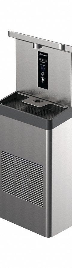 HAWS Bottle Filling Station: On-Wall, 8 gph @ 50°F, Stainless Steel, Silver, Satin (MPN 1210SF). Key specifications — Housing Material: Stainless Steel; Housing Finish: Satin; Brand: HAWS; Chilling Capacity: 8 gph @ 50°F.
