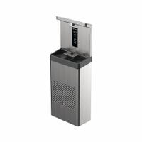 HAWS Bottle Filling Station: On-Wall, 8 gph @ 50°F, Stainless Steel, Silver, Satin (MPN 1210SF). Key specifications — Housing Material: Stainless Steel; Housing Finish: Satin; Brand: HAWS; Chilling Capacity: 8 gph @ 50°F.