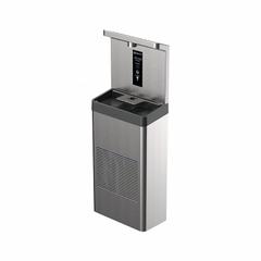 HAWS Bottle Filling Station: On-Wall, 8 gph @ 50°F, Stainless Steel, Silver, Satin (MPN 1210SF). Key specifications — Housing Material: Stainless Steel; Housing Finish: Satin; Brand: HAWS; Chilling Capacity: 8 gph @ 50°F.