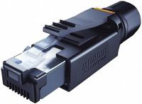 MURRELEKTRONIK Connector: Cat5, Data/EtherCat/Ethernet/IP, 4 Poles, Straight, Cable, Male Straight (MPN 7000-74001-0000000). Key specifications — Housing Material: Plastic; IP Rating: IP20; Mounting Type: Cable; Performance Category: Cat5; Application: Ethernet/IP; Connection Type: Insulation Displacement; Connector Gender: Male; Connector Orientation: Straight.