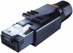 MURRELEKTRONIK Connector: Cat5, Data/EtherCat/Ethernet/IP, 4 Poles, Straight, Cable, Male Straight (MPN 7000-74001-0000000). Key specifications — Housing Material: Plastic; IP Rating: IP20; Mounting Type: Cable; Performance Category: Cat5; Application: Ethernet/IP; Connection Type: Insulation Displacement; Connector Gender: Male; Connector Orientation: Straight.