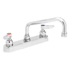 T&S BRASS Low Arc Kitchen/Bathroom Faucet: Brass, Centerset, Deck, 2 Mounting Holes, Chrome, Lever (MPN B-1123). Key specifications — Brand: T&S BRASS.