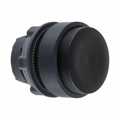 SCHNEIDER Extended Push Button: Black, 22 mm Mounting Size, Non-Metallic - Extended-Length Push-Button Operators