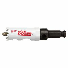 MILWAUKEE Hole Saw: 7/8 in Saw Dia., 3/5 Teeth per Inch, 1 5/8 in Max. Cutting Dp, Bi-Metal (MPN 49-56-9659). Key specifications — attr1098070: 3/5; attr1098087: MILWAUKEE; attr1098073: 1/2"-20.