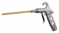 GUARDAIR Booster Air Gun: Pistol-Grip Grip, Aluminum, 1/4 in Female NPT, 1 Nozzle(s), Straight (MPN 76S012). Key specifications — attr1328526: Aluminum; attr1328500: Hanging Hook; attr1328508: GUARDAIR; attr1328515: No; attr1328533: Yes.