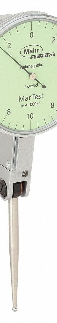 MAHR Horizontal Dial Test Indicator: 0 in to 0.02 in, Horizontal, Inch, 0.0004 in (MPN 4306960). Key specifications — attr1184166: Spanner Wrench; attr1200917: Horizontal Dial Test Indicator; attr1184127: 4306960; attr1184167: MAHR; attr1184108: 0.0004 in; attr1184144: Certificate of Conformance.