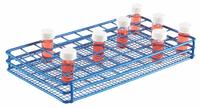 Tube Rack: Wire, Blue, (50) Wells, 50 Compartments, Benchtop (MPN 120086). Key specifications — Material: Wire; Mounting Location: Benchtop; Color: Blue; Product Type: Test Tube Rack; Total Holding Capacity: (50) Wells; Brand: HEATHROW SCIENTIFIC.
