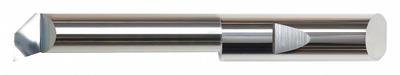 MICRO 100 Boring Bar: Top Rake Chipbreaker, 3/16 in Shank Dia., AlTiN, Right Hand - Machining