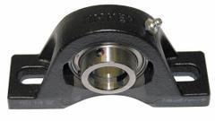 TIMKEN Pillow Block Bearing: 15/16 in Bore, Cast Iron, Set Screws, 1 27/64 in Shaft Ht (MPN YAS 15/16 SGT). Key specifications — Brand: TIMKEN; Mounting Bolt Size: 3/8 in; System of Measurement: Inch.