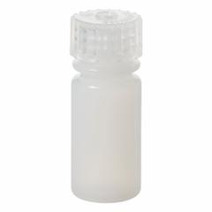 NALGENE Diagnostic Bottle: HDPE, 0.13 fl oz, 4 mL, Natural, 13 mm Screw Closure Size, Polypropylene (MPN 2002-9125). Key specifications — Body Color: Natural; Closure Attached: Attached; Brand: NALGENE; Pre-Cleaned: None; Closure Included: Yes.