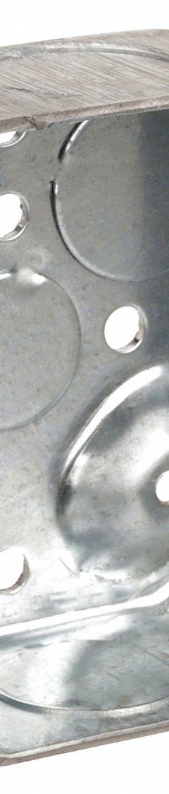 RACO Electrical Box: Steel, Steel Material & Nominal Size, Octagon, 2 Gangs, 1 1/2 in Box Dp (MPN 127). Key specifications — Brand: RACO; Bracket Style: Without Bracket; Clamp Style: Without Clamps.