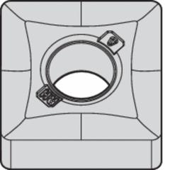 WIDIA Square Turning Insert: SNMG543RH, SNMG150612RH (MPN 4171537). Key specifications — attr257901: SNMG150612RH; attr257900: SNMG543RH.