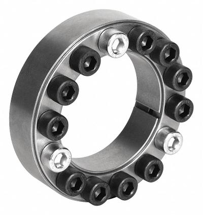 CLIMAX METAL PRODUCTS Keyless Bushing: For 2 11/16 in Shaft Dia, 4 21/64 in OD - Multi-Screw Locking Assembly Keyless Bushings