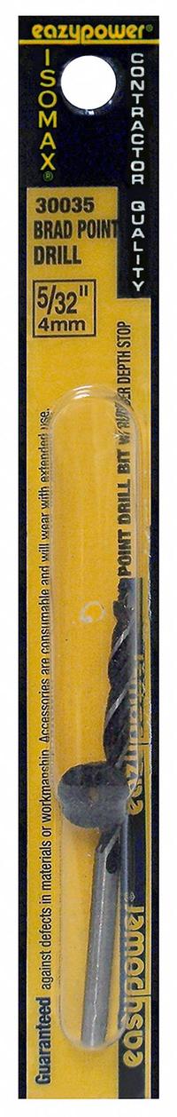 EAZYPOWER Brad Point Drill Bit: 1/8 in Drill Bit Size (MPN 30035). Key specifications — attr277199: EAZYPOWER; attr255301: Fractional Inch.