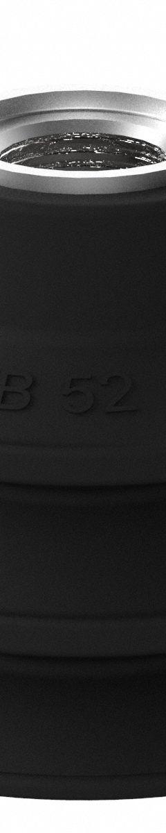 PIAB Vacuum Pad Assembly: Multi-Bellows, G1/4 in, 52 mm Pad Dia, Nitrile/PVC, Black, 60A, PAXB (MPN S.PAXB52NP60.G14M.01). Key specifications — attr1019101: S.PAXB52NP60.G14M.01; attr1019103: PIAB; attr1019107: 60A.