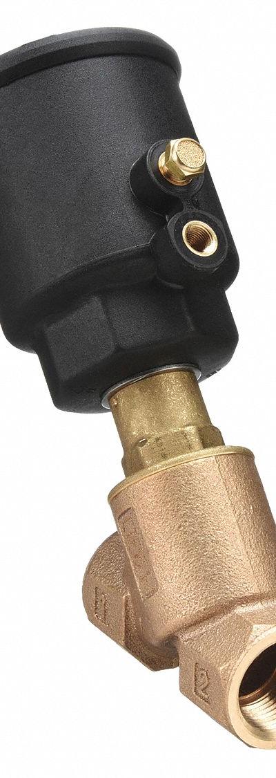 ASCO Angle Body Piston Valve: 2-Way - 2-Way/2-Position, Normally Closed Air-Operated Valves