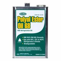 COMSTAR Synthetic Oil: Polyol Ester, 1 gal, 300 SUS, -39°C Pour Point, Yellow (MPN 45-010). Key specifications — Viscosity Grade: ISO-68; Brand: COMSTAR; Compatible Refrigerant Group: HFC; Product Type: Synthetic Oil.
