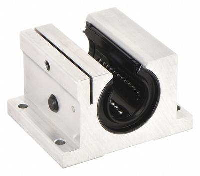 THOMSON Linear Pillow Block Bearing: Self-Aligning, Single, 1 1/4 in Inside Dia - Open Pillow Block Linear Ball Bearings