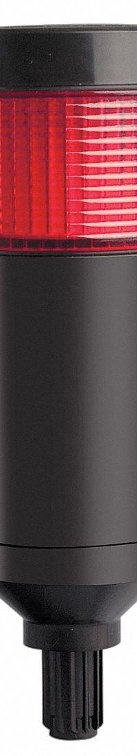 DAYTON Tower Light Assembly: 1 Tier, Red, No Sounder Tier, 6 1/4 in Overall Ht, 56 mm Overall Dia (MPN 26ZT20). Key specifications — Manufacturer Part Number: 26ZT20; Brand: DAYTON; Operating Voltage: 24V AC/DC; Light Tier Color: Red.