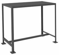 DURHAM MFG Work Table: Fixed Ht, Steel, 48 in x 24 in, 2,000 lb Overall Load Capacity, Steel (MPN MT244842-2K195). Key specifications — Brand: DURHAM MFG; Unit Type: Not Expandable or Modular.