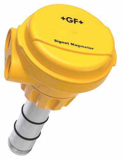 SIGNET Magmeter Flow Sensor: Display Magmeter, Insertion, Polypropylene, Viton - Insertion-Style Magnetic Flowmeters for Water