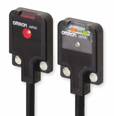 OMRON Photoelectric Sensor Set: Non-Terminated Cable, 12-24V DC - Rectangular Receivers & Transmitters with Non-Terminated Cables