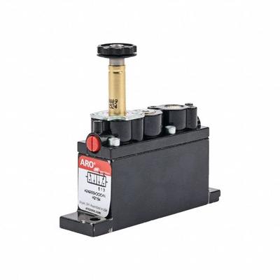 ARO Solenoid Air Control Valve: Alpha, Four-Way / Two-Position, 1/4 in Female NPT - ARO Alpha Series Solenoid-Operated Inline Air Control Valves