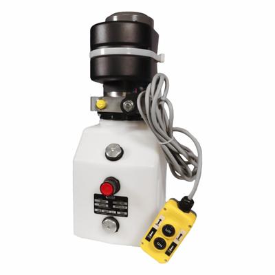 CHIEF Hydraulic Power Unit: 1.3 gpm, 2,800 psi Max. Pressure, 6 qt Reservoir Capacity - Single Acting DC Hydraulic Power Units