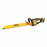 DEWALT Hedge Trimmer: 20V MAX* Platform, 1 in Cutting Wd, 24 in Blade Lg, Double-Sided Blade, 20 V (MPN DCHT826P1). Key specifications