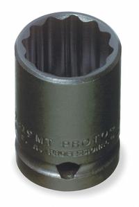 PROTO Impact Socket: 1/2 in Drive Size, Metric, 14 mm Socket Size, 12-Point, Std, Black Oxide (MPN J7414MT). Key specifications — attr1215501: PROTO; attr1215515: Black Oxide; attr1215518: 14 mm.