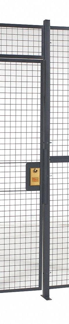 RAPIDWIRE Welded Partition Cage: 8 ft W x 10 ft D 8 ft H, Gray, 4 Sides, Powder-Coated (MPN 81084W). Key specifications — attr1283235: Yes; attr1283272: RAPIDWIRE; attr1283267: Welded; attr1283268: Complete Wire Security Cages; attr1283246: Keyed Different Cylinder; attr1283240: In; attr1283243: Yes; attr1283254: No.
