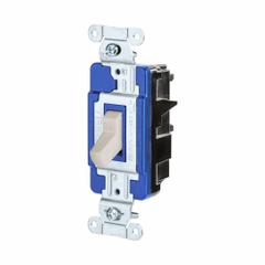 HUBBELL Wall Switch: Toggle Switch, Single Pole, Maintained, Light Almond, 120/277V AC, 15 A (MPN CSB115STLA). Key specifications — Illuminated: No; Voltage Rating: 120/277V AC.
