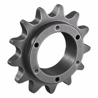 TRITAN Sprocket: For 100 Chain, 13 Teeth, 5.223 in Pitch Dia, 5.82 in Outside Dia, Steel (MPN 100SK13H). Key specifications — Brand: TRITAN; Required Bushing Series: SK.