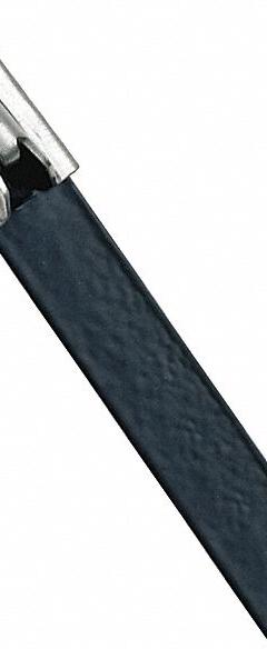 PANDUIT Cable Tie: 8 in Nominal Lg, 2 in Nominal Max. Bundle Dia., 0.31 in Wd, Black, 50 PK (MPN MLTFC2H-LP316). Key specifications — Brand: PANDUIT; Locking Style: Ball Lock; Color: Black.