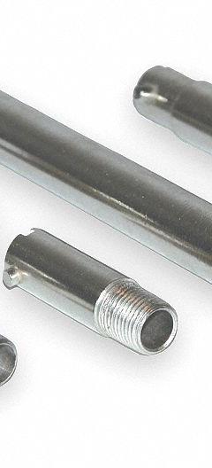TEMPCO Bayonet Adapter: Adapter, Bayonet (MPN TCA-104-121). Key specifications — Product Type: Adapter; Connector Type: Bayonet; Brand: TEMPCO; Color: Silver; Body Material: Plated Steel; Manufacturer Part Number: TCA-104-121.