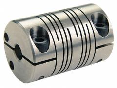 RULAND MANUFACTURING Motion Control Coupling: 3° Angular Misalignment, 16 mm Bore Dia 1, Aluminum, 1 (MPN FCMR38-16-15-A). Key specifications — attr673559: Yes; attr673552: Round; attr673601: Metric; attr673553: RULAND MANUFACTURING; attr920803: Different Bore Dimensions.
