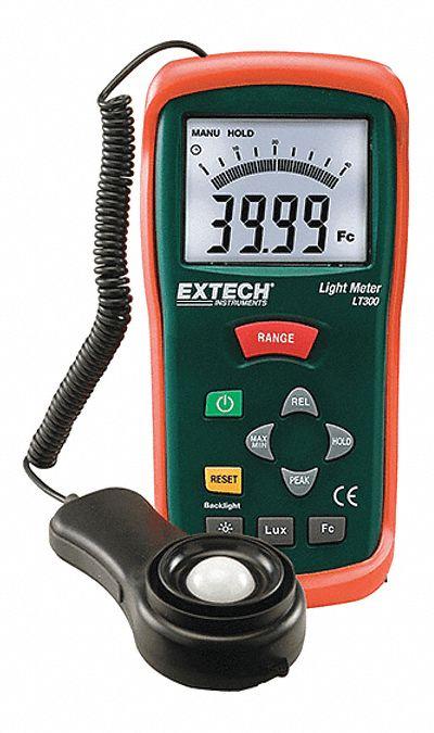 EXTECH Light Meter: Light Sensor with Protective - Standard Light Meters