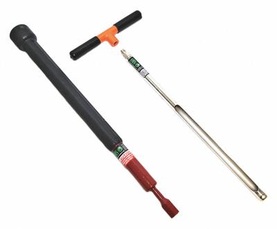 AMS Soil Recovery Probe: Regular, Nickel Plated 4130 Alloy Steel, Threaded - Soil Probes