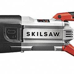 SKILSAW Reciprocating Saw: 15 A Current, 1 1/4 in Stroke Lg, Orbital, Shoe Not Adj, Full-Size Tool (MPN SPT44-10). Key specifications — attr1170485: SKILSAW; attr1170490: Shoe Not Adjustable; attr1170491: Full-Size.
